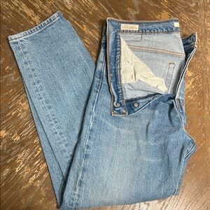 Woman Blue Jeans